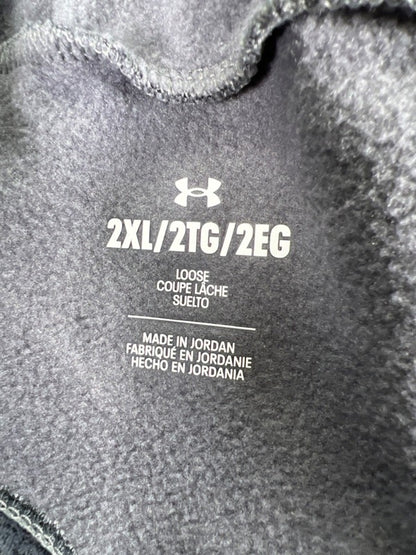 Under Armour Men's Gray Heather Armourfleece Twist Tapered Sweatpants - 2XL image 3