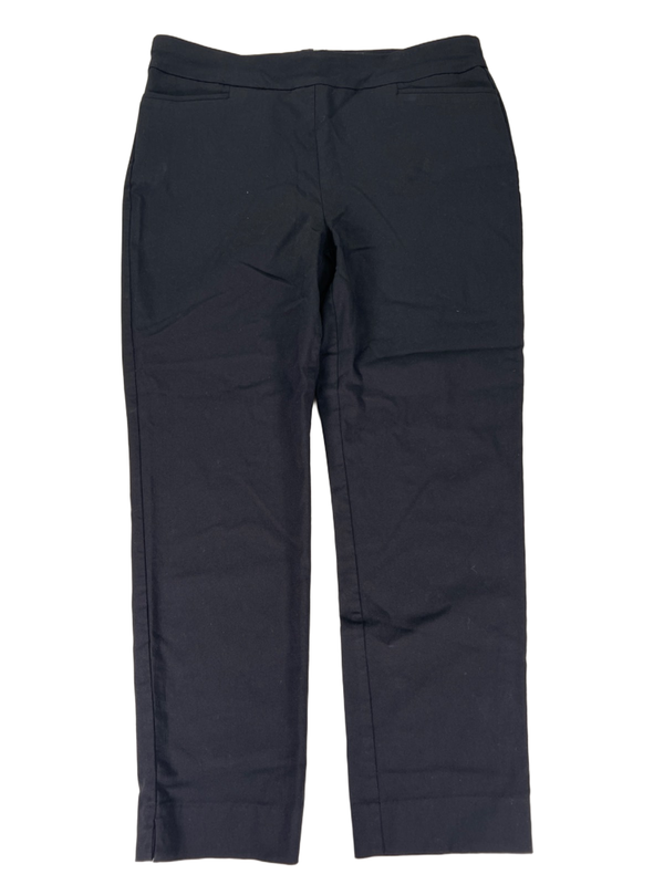 Chico's Women's Black Straight Leg Pull On Pants - 2/US 12