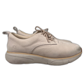 Dr. Comfort Women's Light Beige Leather Ruth Lace Up Comfort Sneakers - 11XW