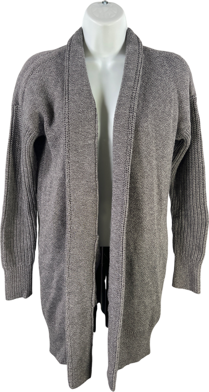 Banana Republic Women’s Gray Wolf Wool Blend Cardigan Sweater - XS
