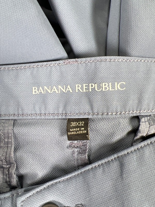 Banana Republic Men's Blue Performance Golf Dress Pants - 38x32 image 3