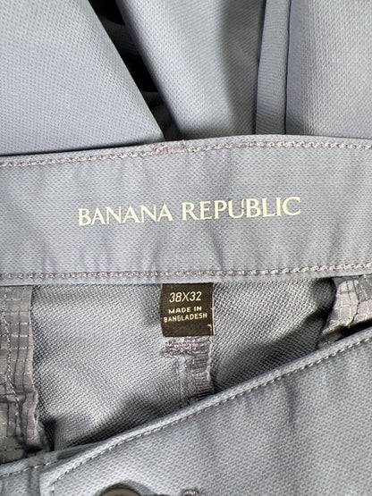 Banana Republic Men's Blue Performance Golf Dress Pants - 38x32 image 3