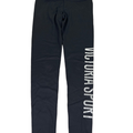 Victoria's Secret Sport Women's Black Knockout Tight Logo Athletic Leggings - S