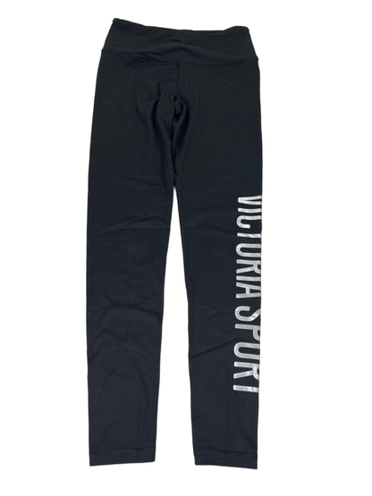 Victoria's Secret Sport Women's Black Knockout Tight Logo Athletic Leggings - S