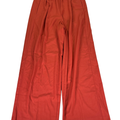 Ann Taylor Women's Orange Pull On Wide Leg Pants - XS
