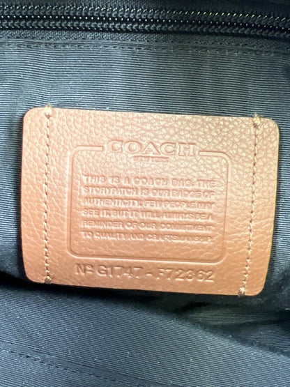 Coach Men's Brown Charles Leather Shoulder Strap Messenger Bag image 8