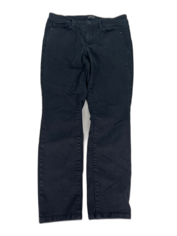 J.Jill Women's Black Authentic Fit Slim Ankle Denim Jeans - 8