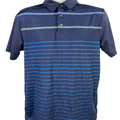 Ben Hogan Men's Blue Short Sleeve Performance Athletic Polo - S
