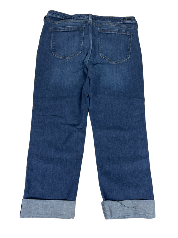Liverpool Women's Dark Wash The Crop Cuffed Denim Jeans - 14 Petite image 2