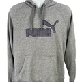 Puma Men's Gray Long Sleeve Pullover Sweatshirt - L