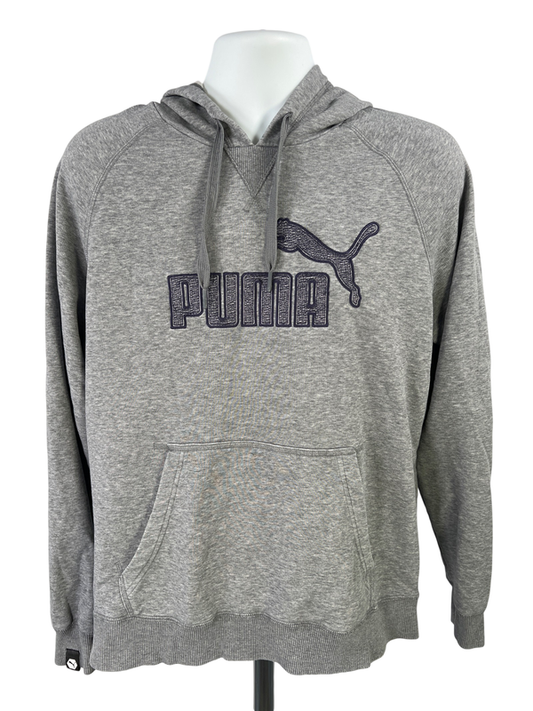 Puma Men's Gray Long Sleeve Pullover Sweatshirt - L