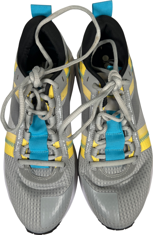 Diadora Women’s Gray/Blue Blushield Lace Up Athletic Sneakers - 8.5 image 3