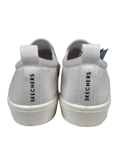 Skechers Women's White Street Poppy Everyday Daisy Slip On Sneakers - 8.5 image 4