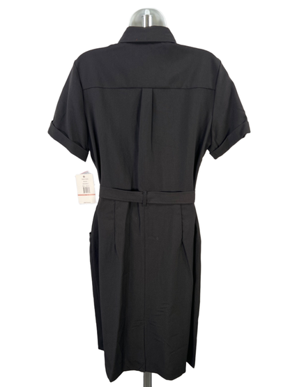 Zac and Rachel Women's Black Short Sleeve Utility Shirt Dress - 12 image 2