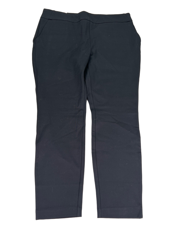 Dalia Women's Black Slim Straight Leg Pull On Stretch Pants - XL