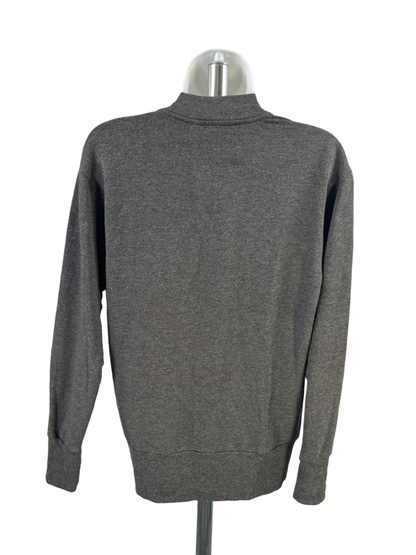 Athleta Women's Gray Purana V-Neck Long Sleeve Wrap Sweatshirt - XXS image 2