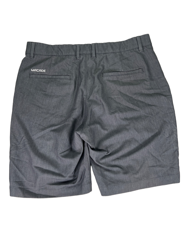 Macade Men's Dark Gray Slim Fit Performance Golf Shorts - 34 image 2