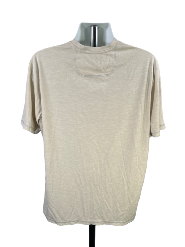 Tommy Bahama Men's Beige Short Sleeve Tee Shirt - XL image 2