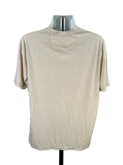 Tommy Bahama Men's Beige Short Sleeve Tee Shirt - XL image 2