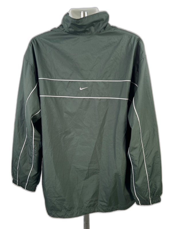 Nike Men's Green Mesh Lined Full Zip Windbreaker Jacket - XXL image 2