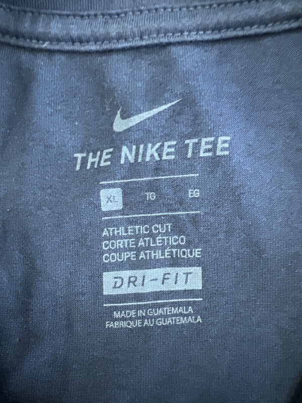 Nike Men's Blue Short Sleeve U of M Michigan Athletic Cut T-Shirt - XL image 3