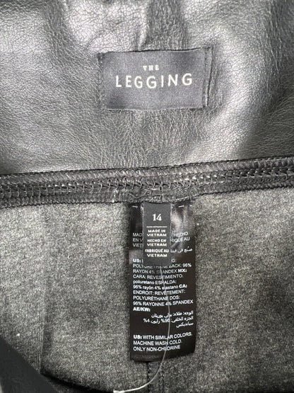 White House Black Market Women's Black Faux Leather Leggings - 14 image 3