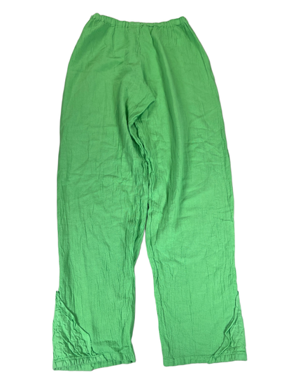 Oh My Gauze! Women's Green Cannes Cotton Pull On Pants - 1 image 2