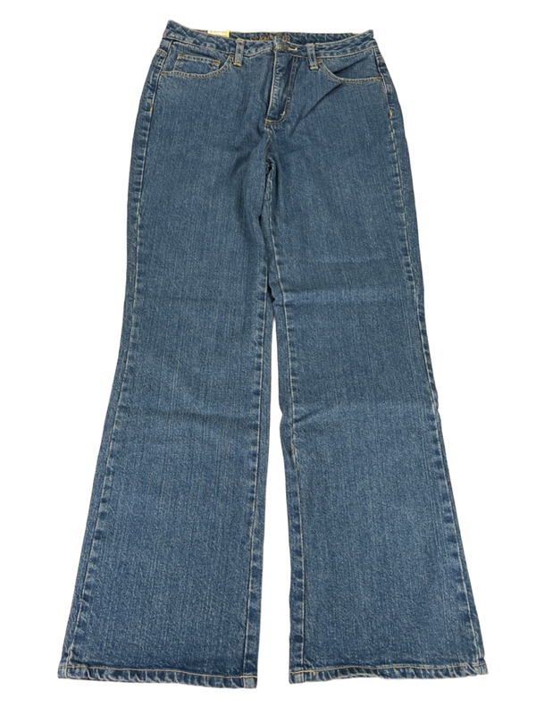 St John's Bay Women's Medium Wash Secretly Slender Bootcut Jeans - 10 Short