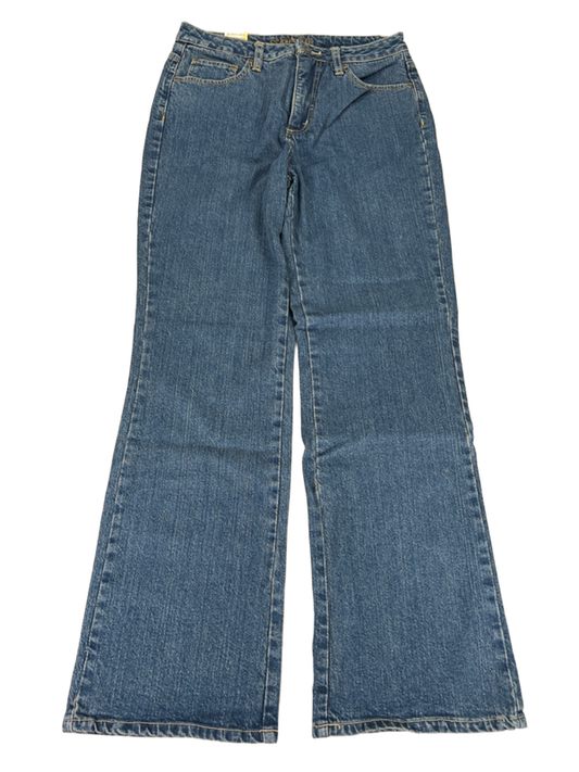 St John's Bay Women's Medium Wash Secretly Slender Bootcut Jeans - 10 Short