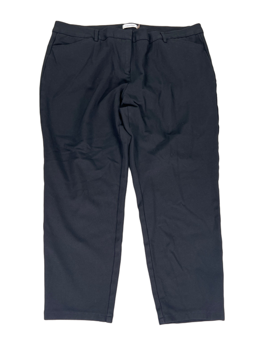 Calvin Klein Women's Black Stretch Dress Pants - Plus 20W