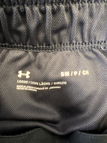 Under Armour Women's Gray/Blue Loose Fit Play Up Athletic Shorts - S image 3