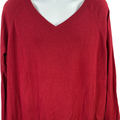 Lucky Brand Men’s Red Long Sleeve V-Neck Thin Sweater - XXL
