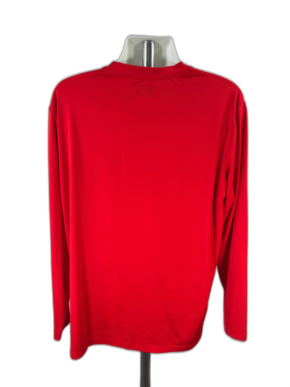 Callaway Men's Red Opti-Dri Lightweight Athletic Long Sleeve Shirt - XL image 2