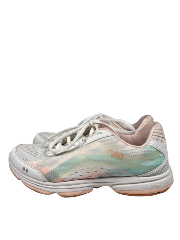Ryka Women's White/Multi-Color Devo Plus 3 Lace Up Athletic Walking Sneakers - 7 image 5