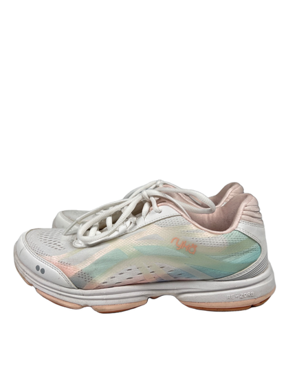 Ryka Women's White/Multi-Color Devo Plus 3 Lace Up Athletic Walking Sneakers - 7 image 5