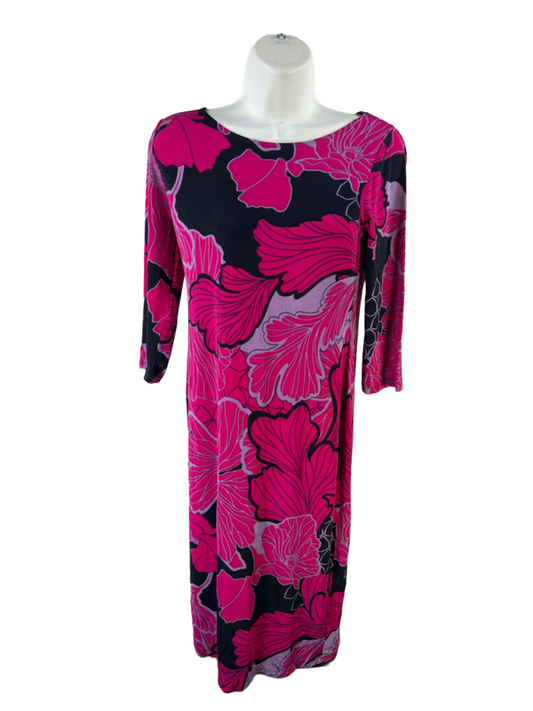 Chico's Women's Multicolor Elbow Sleeve Midi Dress - 00 Petite/US XS Petite