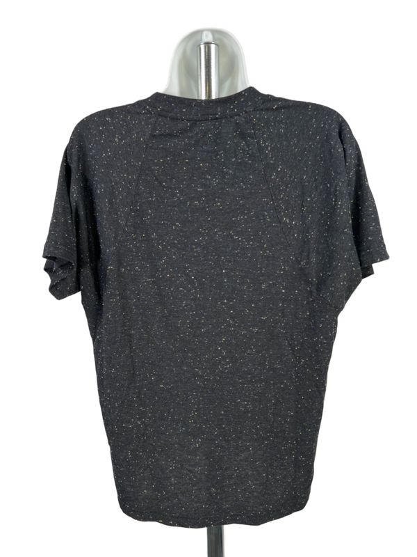 Adidas Women's Black Melange Future Icons Winners 3.0 Short Sleeve Shirt - L image 2