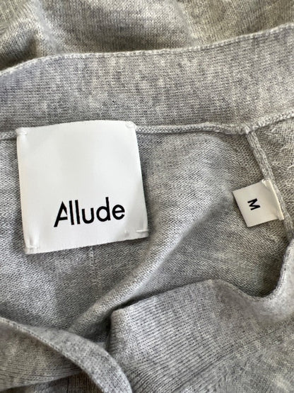 Allude Women’s Gray Long Sleeve Button Up Cashmere Blend Cardigan Sweater - M image 3