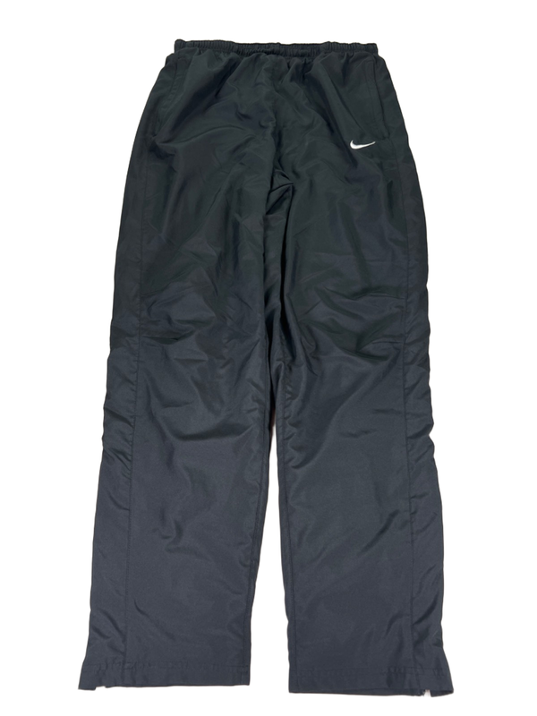 Nike Men's Black Dri-Fit Zip Ankle Athletic Track Pants - L