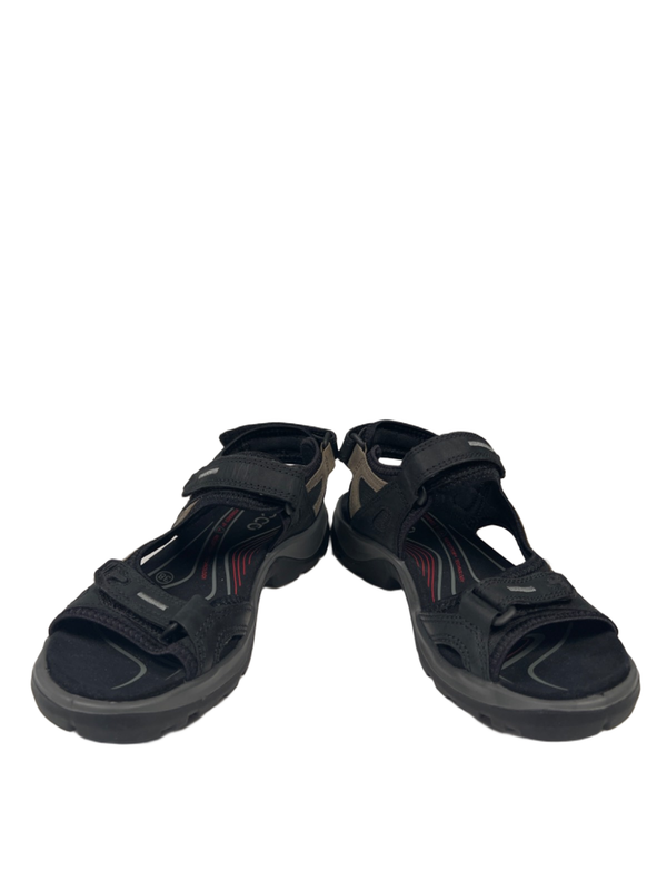 Ecco Women's Black/Taupe Yucatan Adjustable Strappy Slingback Sandals - 7 image 6
