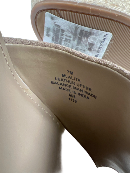 Marc Fisher Women's Tan Alita Suede Espadrille Platform Wedge Sandals - 7 image 8