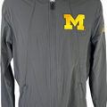 Nike Basketball Men’s Gray U of M Michigan Full Zip Windbreaker Jacket - S