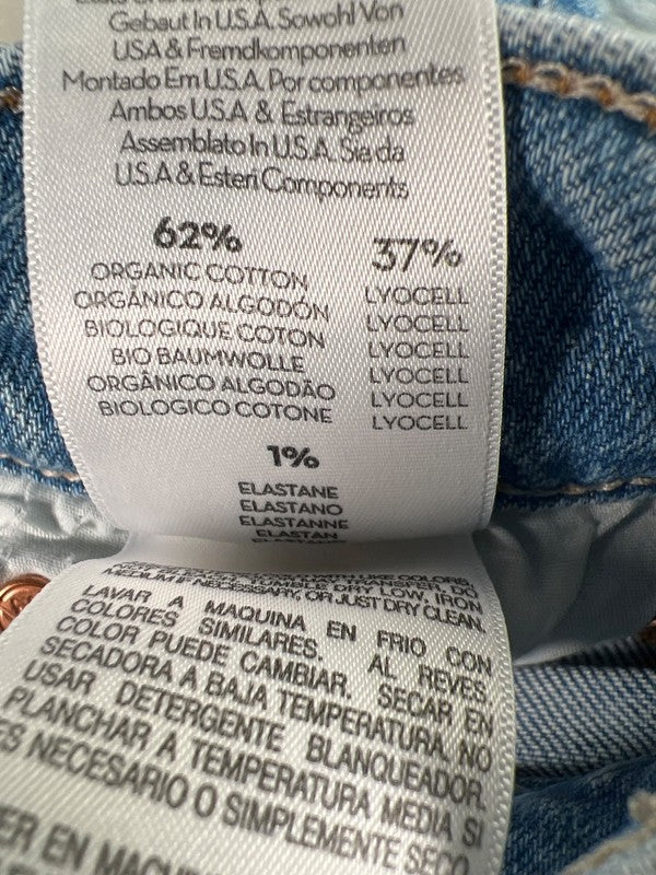 Mother Denim Women's Light Wash The Scrapper Ankle Button Fly Jeans - 24 image 5