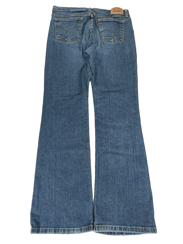 Levi's Women's Medium Wash 515 Distressed Bootcut Denim Jeans - 10 image 2