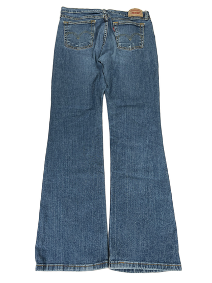 Levi's Women's Medium Wash 515 Distressed Bootcut Denim Jeans - 10 image 2