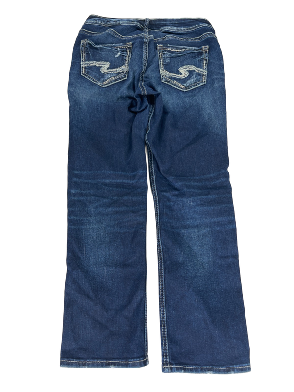 Silver Women's Dark Wash Suki Capri Denim Jeans - 27 image 2