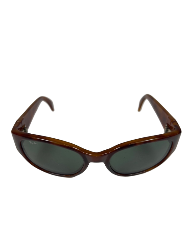 Ray-Ban Unisex Brown Tortoise Shell Bausch and Lamb Sunglasses W/ Pouch Case image 3