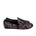 Toms Women's Black Metallic Floral Darcy Flats - 7.5