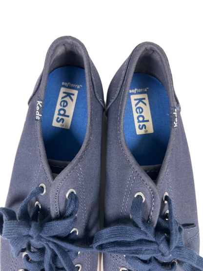 Keds Women's Navy Blue/White Canvas Kickstart Lace Up Sneakers - 6.5 image 3