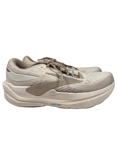 Brooks Women's Beige Ghost Max 3 DNA LOFT Running Sneakers - 10 Extra Wide